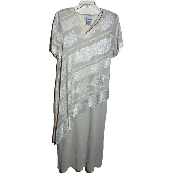 Ultra Dress NY Dress XXL (18) Beige‎ Special Occasion Party Maxi VTG Dress - Picture 1 of 5